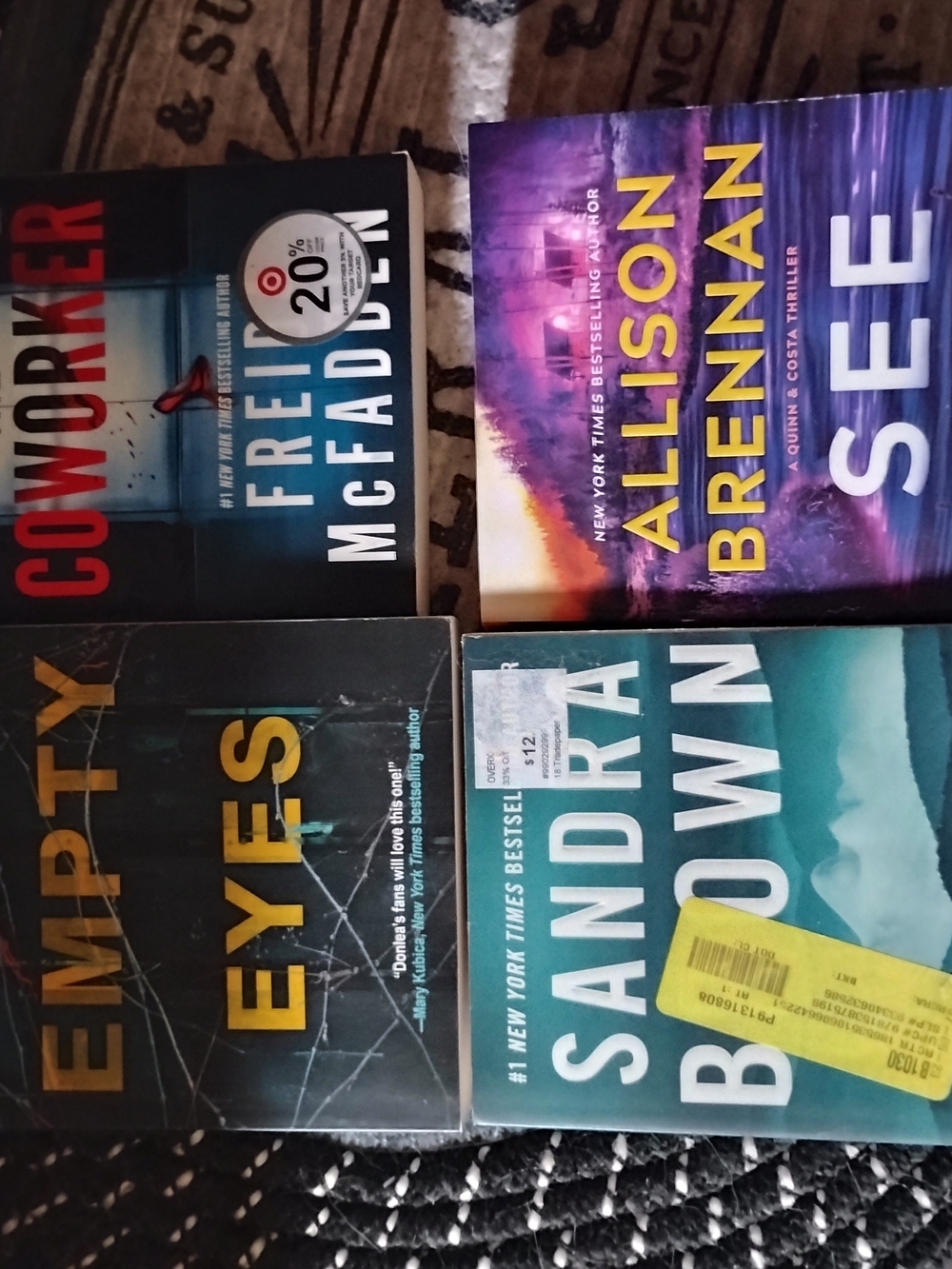 Assorted Thriller Paperback Book Lot-Paperback